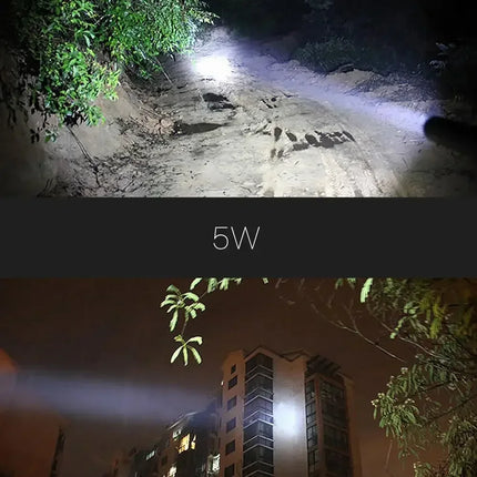 T6 LED Rechargeable Flashlight High Power Outdoor Tactical Torch Multifunction Aluminum Alloy Emergency Camping Light Battery No