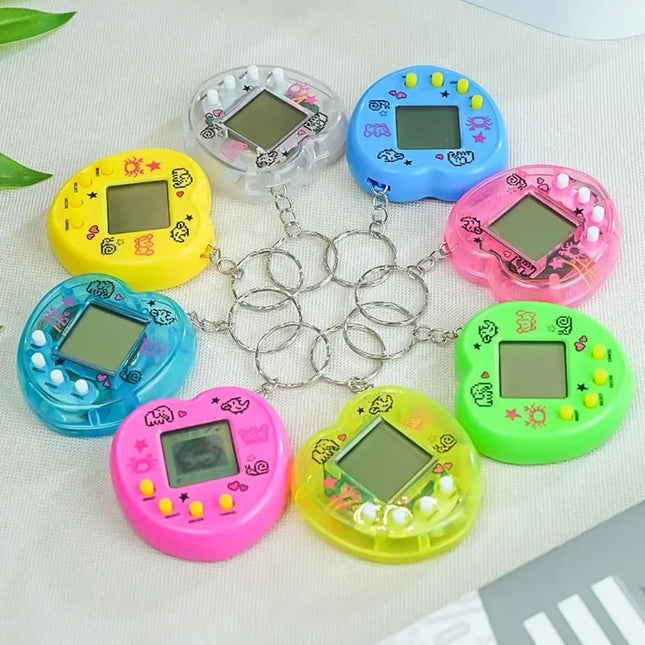 Nostalgic Tamagotchi Virtual Digital Pet Handheld Game, Mini Retro Cyber Electronic Animal Pocket Toy
