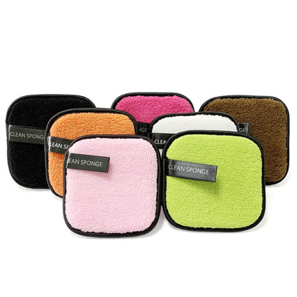 3pcs Square Shape Microfiber Make Up Removal Cleaning Pads Tool Reusable Makeup Remover Pads Wipes Cotton