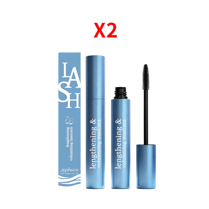 Black Curling Mascara Volumizing Long Curling Eyelash Waterproof Anti-Smudge Lengthening Fast Drying Eyelashes Cosmetic