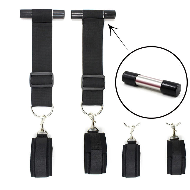Sex Furniture Swing Hanging Door Erotic Swing Handcuffs Wrist Hand Cuffs for Couples Woman Sex Position Bdsm Bondage Adult Games