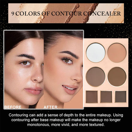 67-color multi-layered beauty book palette, a makeup book that combines eyeshadow, blush, contouring and highlighter,rich colors