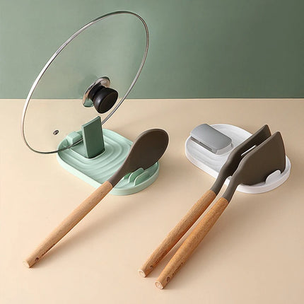 Foldable Pot Lid Holder Kitchen Organizer Shovel Storage Rack Drain Drying Rack for Sink Space Saving Kitchen Gadgets