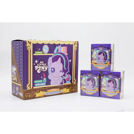 My Little Pony Trendy Blind Box Toys Friendship Classroom Luminous Book Pony Grain Figure Twilight Sparkle Doll Gifts Toys