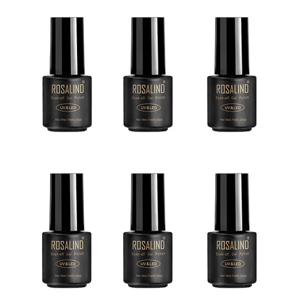 7ml Durable Black Bottle Mini Primer UV LED Lamp Cured Gel Night Glow Glitter Nail Polish