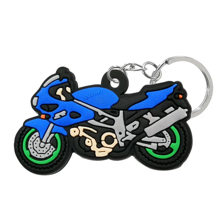 1PCS Cool Motorcycle Keychain Hot Sale Motorbike Keyring for Men Boys Car Key Accessories Glove Helmet Friends Key Holder Gifts