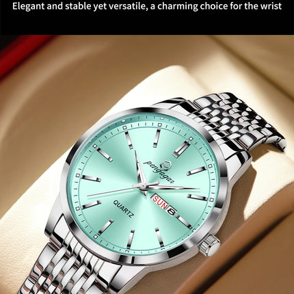 2025 New Top Brand Luxury Men's Wristwatch Waterproof Luminous Date Men's Watches Stainless Steel Quartz 43mm Men's Watch Male Watch
