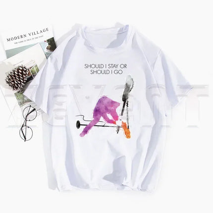 London Calling The Clash Album Ulzzang T Shirts Spring Tops Tees Men Women Short Sleeve Casual T Shirt