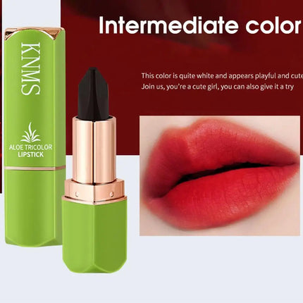 Magic lipstick winter Moisturizing Changing 3 colors Lip Balm Natural Aloe Vera Long Lasting Lipstick for Women Color-Shifting M