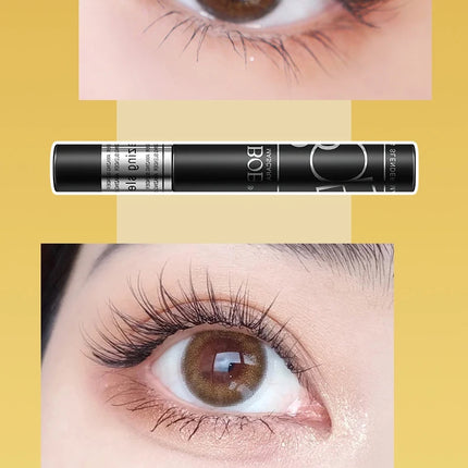 Black Thick eye black Lengthened Waterproof Sweat proof Long Lasting Mascara Setting Cream Party Curly Thick Volume Eyelashes