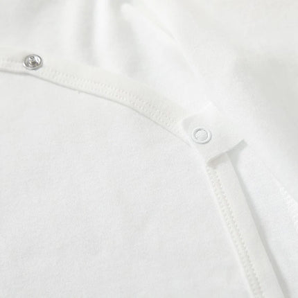Newborn Baby Clothing Slanting Open Buckle T Shirt Tops Cotton Long Sleeves Solid Color Tees Baby Boys Girls Outfit 0-12 Months