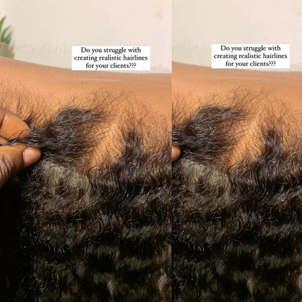 Kinky Curly 13x4 13x6 HD Lace Frontal Only Pre plucked Natural Hairline 5x5 6x6 7x7 Invisible HD Lace Closure Only Brazilian