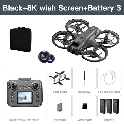 Lenovo MINI V666 Drone 4K Professional WIFI 5G Dron Obstacle Avoidance Brushless Altitude Headless Mode RC Quadcopter Toys