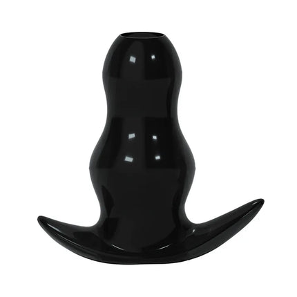 Hollow Anal Plug with Cap Soft Silicone Tunnel Butt Plug Anal Dilator Stretching Trainer Adult Sex Toy for Men Women Gay Fetish