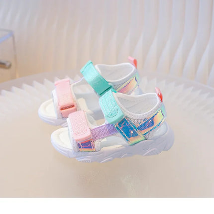 Children's Sandals 2025 New Summer Fashion Soft Bottom Princess Versatile Children's Shoes Little Girls Beach Shoes Girls' Shoes