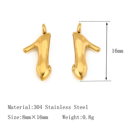 3Pcs Airplane/Body/Cowboy Boot/Ox Horn Charms Stainless Steel Waterproof Pendants DIY Earrings Necklace Jewelry Making Findings