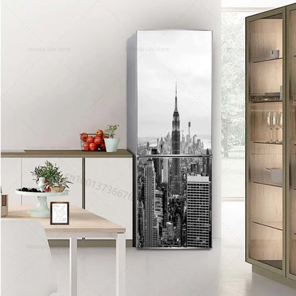 Coke Vending Machine Mural Refrigerator Door Art Mural Sticker Peel and Stick Phone Booth Coffee Wallpaper Fridge Door Decals