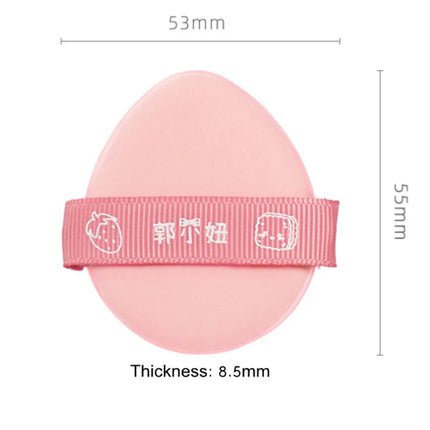 GUOXIAONIU 5 Shapes Powder Foundation Puff Mini Sponge Blending Applicator Details Makeup Puff Tools Wet Dry Dual Use