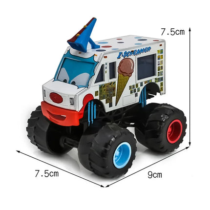 Pixar Cars 2 3 Big Wheels Lightning McQueen Cruz Ramirez Archbishop I Screamer Alloy Diecast Cars Boys Toys