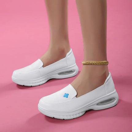 Nurse shoes for women, comfortable soft-soled flat shoes, non-slip, breathable, long-term standing without tired feet, special w
