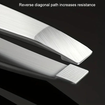 4-piece Professional Tweezer Set Perfect for Eyebrow Hair Removal, Splinter Removal - Very Easy and Relaxed to Use