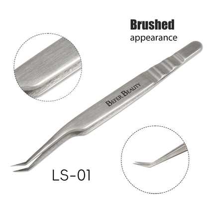 Anti-Static Tweezers Eyelash Extension Professional High Precision Volume Tweezer Stainless Steel Tweezers Antislip Makeup Tool