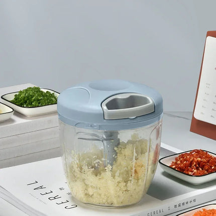 500/900ML Garlic Chopper Manual Garlic Press Food Vegetables Cutter Meat Grinders Kitchen Gadgets Hand Mincer Garlic Masher