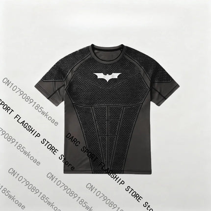 Men Muscle Skinny Fit 3D Printed Athletic T-Shirt Quick-Dry Gym Workout / T-Shirt Homme Muscle Ajusté Imprimé 3D Gym Séchage Rapide
