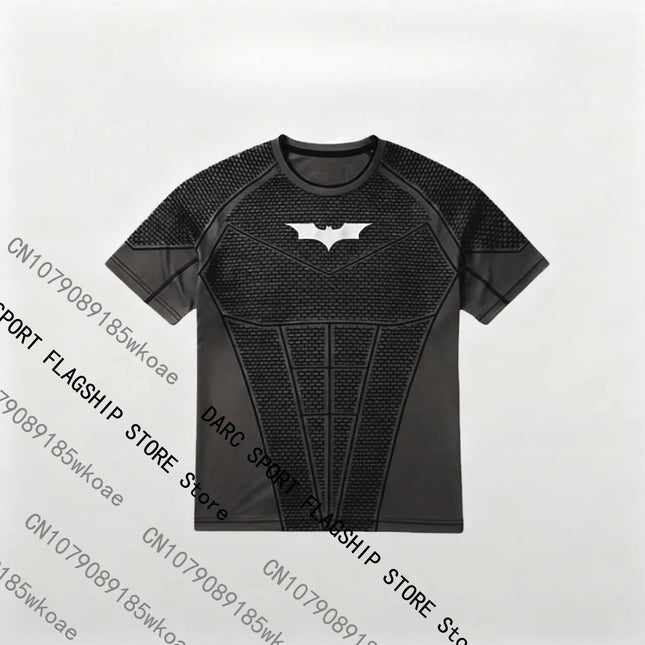 Men Muscle Skinny Fit 3D Printed Athletic T-Shirt Quick-Dry Gym Workout / T-Shirt Homme Muscle Ajusté Imprimé 3D Gym Séchage Rapide