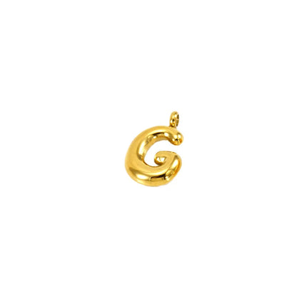 2026 new Bohemian style stainless steel gold-plated letter pendant necklace with personalized and fashionable letters to choose