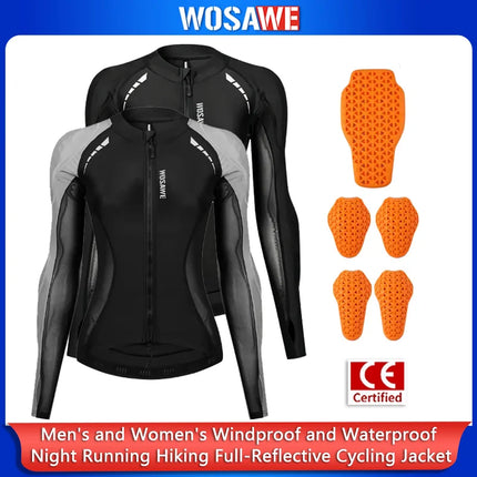 WOSAWE Women Motorcycle Riding Shirt Protective Jacket Breathable Slim Fit Armor Padded Motorbike Clothing