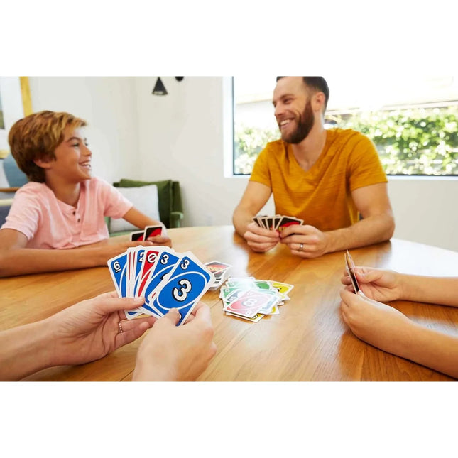 100% Original Mattel UNO Card Game Deck Poker Board Games 112 Playing Card Game Christmas Gift Card Game Games for Kids