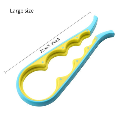 1PC 4-in-1 Multi-Function Non-Slip Kitchen Bottle Opener Twist Can Opener Labor-Saving Bottle Lid Opener for Easy Home Use