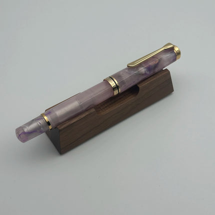 Admok M800 Pen Sky Blue Acrylic Piston Fountain Pen Bock Schmidt Nib F M B 0.5 0.7 1.0MM Nib Golden Clip Writing Office Gift Pen