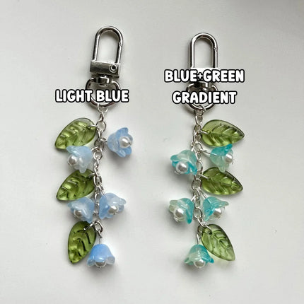 Lily of the Valley Keychain | Bag Charms, Handmade | Flowers, Aesthetics, Cute, Girly, Lily of the Valley | Gifts for Her