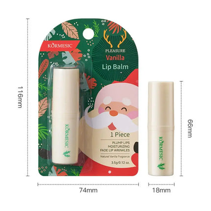 Holiday Lip Balm Smooth Moisturizing Lip Balms Christmas Gift Hydrating Tinted Lip Balm Care Christmas Lip Balms 3 Fruit Flavors