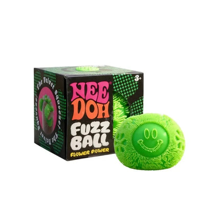 Needoh Fuzz Ball Smile Soft Jellyfish Squish Squeeze Toy Stress Anxiety Relief Stress Sensory Waterproof Water Play Sensory Toy