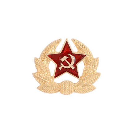 Russia Flag Enamel Pins Custom Brooches Simple Lapel Badges Peace and Love Jewelry Gift for Friends