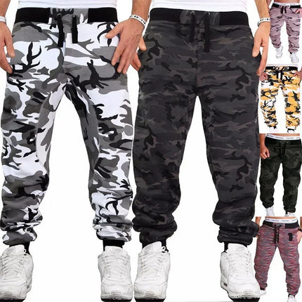 2023 Men's Autumn Sweatpants Camouflage Print Shot Sports Jogging Fitness Casual Oversize Trousers Tactical Clothing Men Clothes