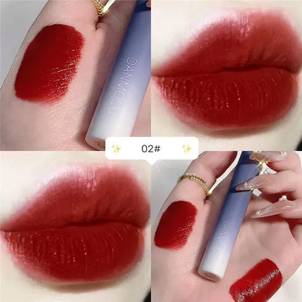 5 Colors Matte Lipstick Set Long Lasting Waterproof Non-Stick Red Lips Lip Tint Cosmetic Makeup Glaze Easy Fade Cup Lip