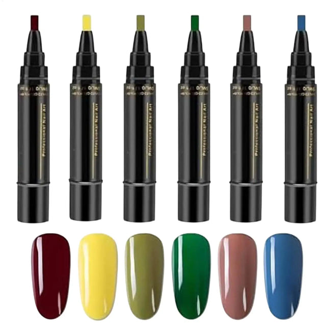 Gel Nail Polishs Pen Nail Polishs Markers Pen Base Top Coat Gel Pen Semi Permanent UV/Led Lamp Varnish Hybrid Color Nail Polishs
