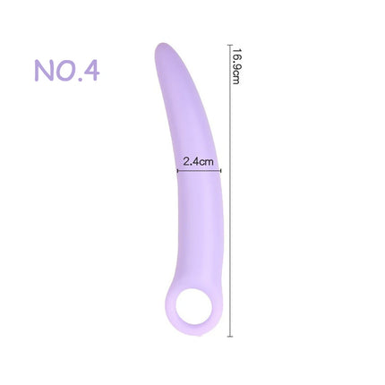 Silicone Pelvic Floor Muscle Dilator Trainer Set,Pelvic Wand Massager for Women，Pelvic Floor Strengthening Device