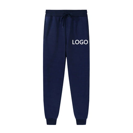 Customized Sports Pants Men's Fashion Personalized Printing Exercise Jogging Trousers Women's Casual Drawstring Pocket Sports Pa