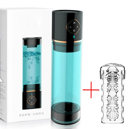 Electric Penis Water Pump Rechargeable Automatic Male Enlargement Erection Extend Men Cock sucking Penis Enlarge Pressure Device