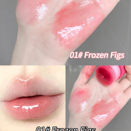Gege Bear Hydrating Tinted Lip Essence — Moisturizing Water-Gloss Finish, Korean-Style Youthful and Flawless Look Lip Balm