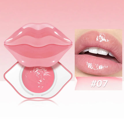 Korean Lip Sleeping Mask Overnight Hydration Repair Balm For Dry Chapped Lips Care Beauty Treatment Gel