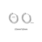 2.5mm12mmSilver