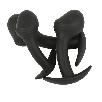 100% Safe Silicone Anal Plug Butt Plug Unisex Sexy Buttplug 3 Different Size Prostate Massager Adult Sex Toys for Men/Women