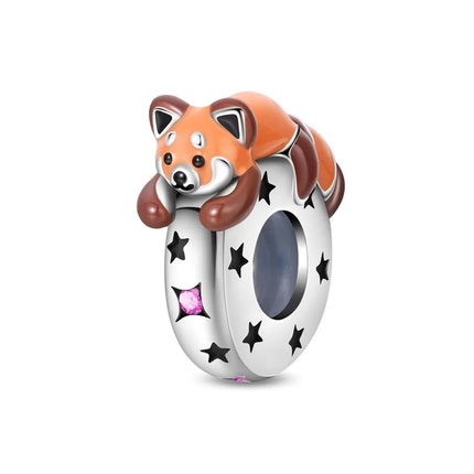 Hot Sale 925 Sterling Silver Dog Paw Print Fixed Clip & Shepherd Dog Dangle Charm Fits Bracelet Beloved Pet Pendant Gifts
