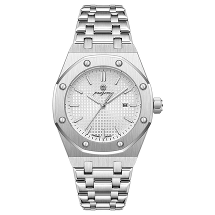 PAAZOMU Luxury Square Men's Quartz Watch Waterproof Luminous Date Men's Watch High Quality Stainless Steel Business Men's Watches